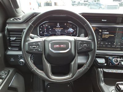 2024 GMC Sierra 1500 4WD AT4X Crew Cab with Leather, MultiPro Tailgate, Power Sunroof, Trailering, 12 Spkr. Bose Sound, and GMC Pro Safety 10,077 Miles