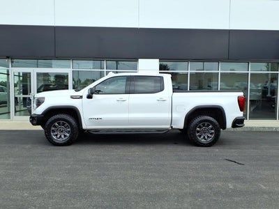 2024 GMC Sierra 1500 4WD AT4X Crew Cab with Leather, MultiPro Tailgate, Power Sunroof, Trailering, 12 Spkr. Bose Sound, and GMC Pro Safety 10,077 Miles