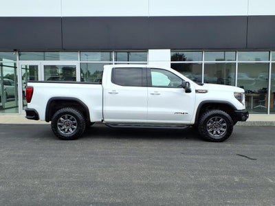 2024 GMC Sierra 1500 4WD AT4X Crew Cab with Leather, MultiPro Tailgate, Power Sunroof, Trailering, 12 Spkr. Bose Sound, and GMC Pro Safety 10,077 Miles