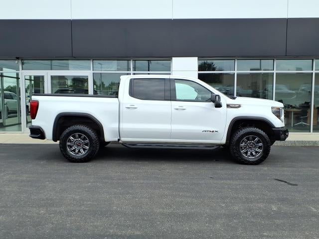 2024 GMC Sierra 1500 4WD AT4X Crew Cab with Leather, MultiPro Tailgate, Power Sunroof, Trailering, 12 Spkr. Bose Sound, and GMC Pro Safety 10,077 Miles