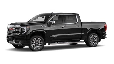 2026 GMC Sierra 1500 4WD Denali Crew Cab with Denali Reserve, Trailering, MultiPro Tailgate, MultiPro Power Steps, Power Sunroof, Technology, and GMC Pro Safety