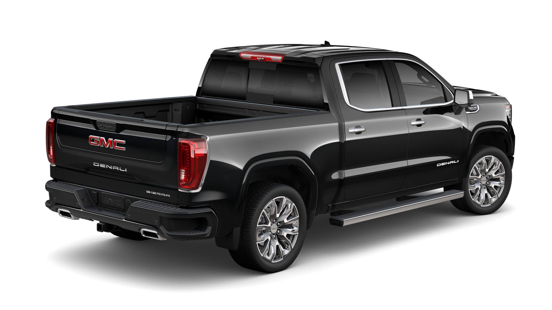 2026 GMC Sierra 1500 4WD Denali Crew Cab with Denali Reserve, Trailering, MultiPro Tailgate, MultiPro Power Steps, Power Sunroof, Technology, and GMC Pro Safety