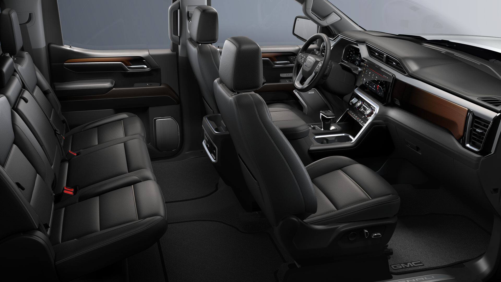 2026 GMC Sierra 1500 4WD Denali Crew Cab with Denali Reserve, Trailering, MultiPro Tailgate, MultiPro Power Steps, Power Sunroof, Technology, and GMC Pro Safety