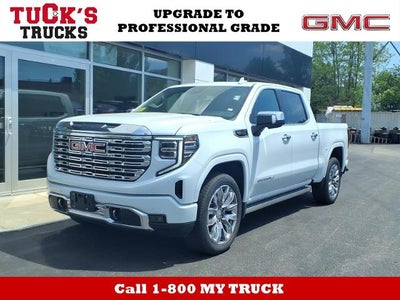 2026 GMC Sierra 1500 4WD Denali Crew Cab with Denali Reserve, Denali Preferred, Power Sunroof, Trailering, MultiPro Power Steps, 13.4" Premium GMC Infotainment with Google Built-In, and GMC Pro Safety