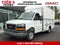 2025 GMC Savana Cutaway 3500 RWD 3500 Van with 12' Dejana Duracube Body, Rear Vision Camera, Theft Deterrent, Power Convenience, Convenience, and Chrome Appearance Package