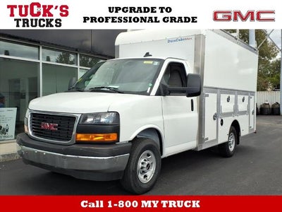 2025 GMC Savana Cutaway 3500 RWD 3500 Van with 12' Dejana Duracube Body, Convenience, Power Convenience, Theft Deterrent, Chrome Appearance, and Rear Vision Camera