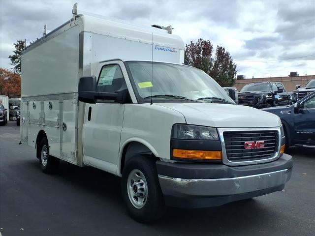 2025 GMC Savana Cutaway 3500 RWD 3500 Van with 12' Dejana Duracube Body, Convenience, Power Convenience, Theft Deterrent, Chrome Appearance, and Rear Vision Camera