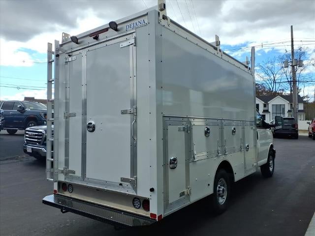 2025 GMC Savana Cutaway 3500 RWD 3500 Van with 12' Dejana Duracube Body, Convenience, Power Convenience, Theft Deterrent, Chrome Appearance, and Rear Vision Camera