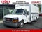 2025 GMC Savana Cutaway 4500 RWD 4500 177" Wheelbase with Dejana Cube Box, Dual Rear Wheels, Theft Deterrent, Power Convenience, Convenience, Chrome Appearance, and Rear Vision Camera