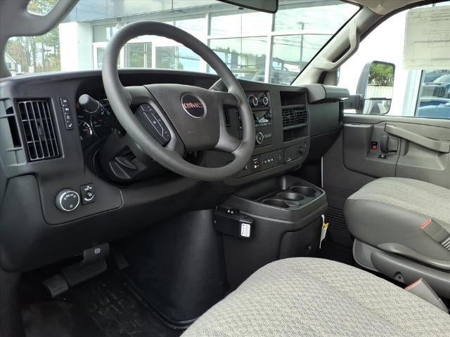 2025 GMC Savana Cutaway 4500 RWD 4500 177" Wheelbase with Dejana Cube Box, Dual Rear Wheels, Theft Deterrent, Power Convenience, Convenience, Chrome Appearance, and Rear Vision Camera