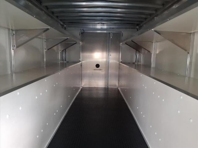 2025 GMC Savana Cutaway 4500 RWD 4500 177" Wheelbase with Dejana Cube Box, Dual Rear Wheels, Theft Deterrent, Power Convenience, Convenience, Chrome Appearance, and Rear Vision Camera