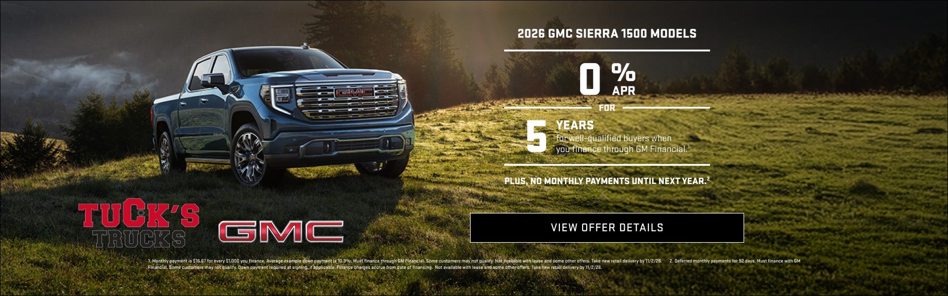 0% APR FOR 5 YEARS for well-qualified buyers.