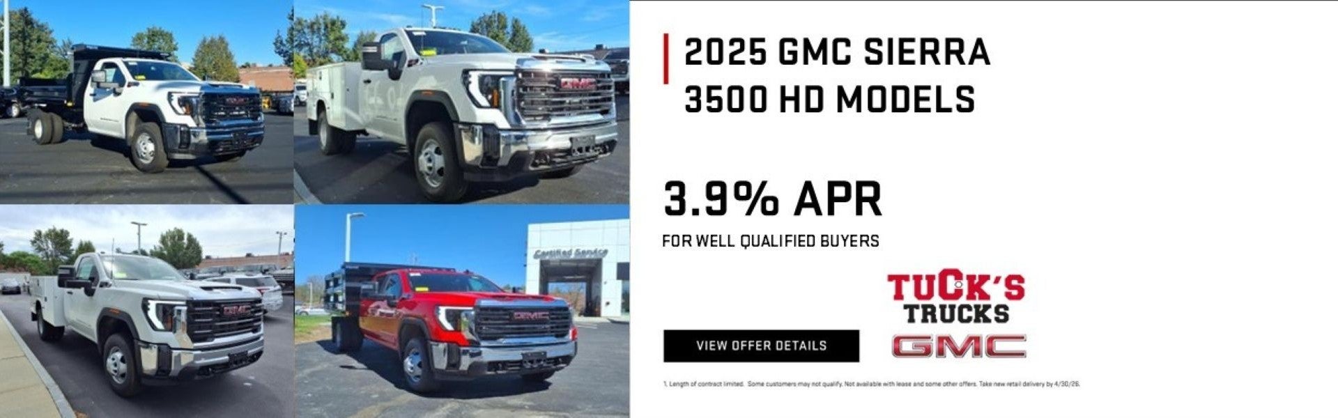 3.9% APR Financing on 3500HD