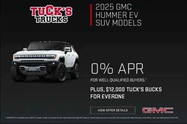 0% APR for well-qualified buyers. Tucks Bucks for everyone.