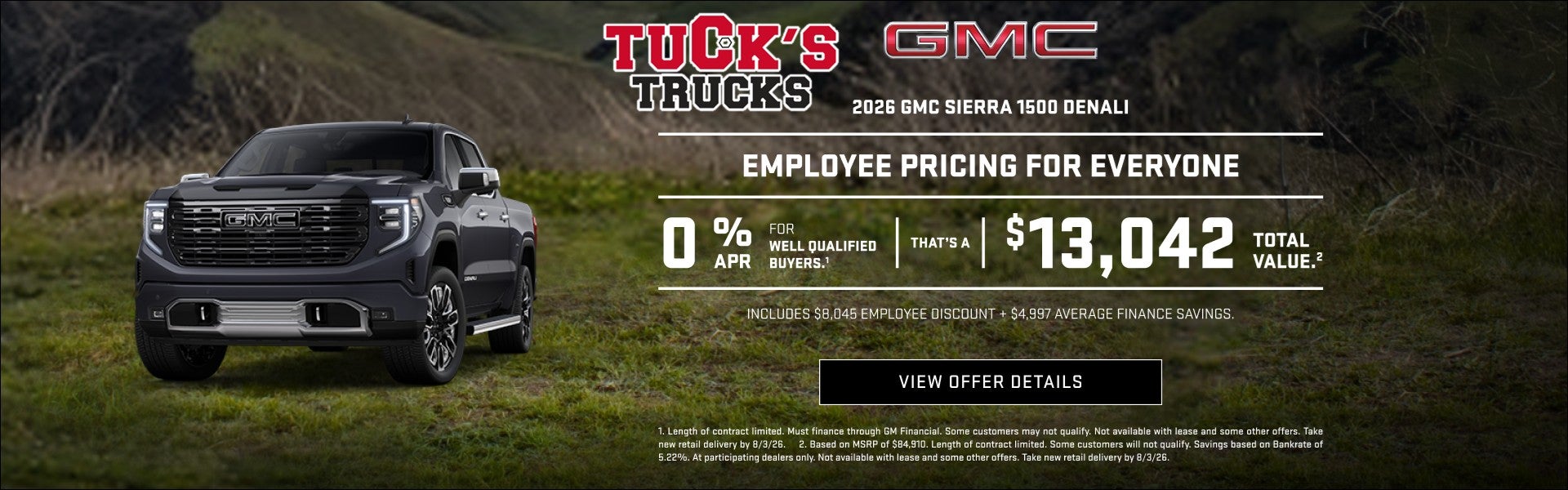 EMPLOYEE PRICING FOR EVERYONE 0% APR for qualified buyers
