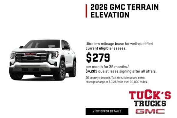 2026 GMC Terrain Lease