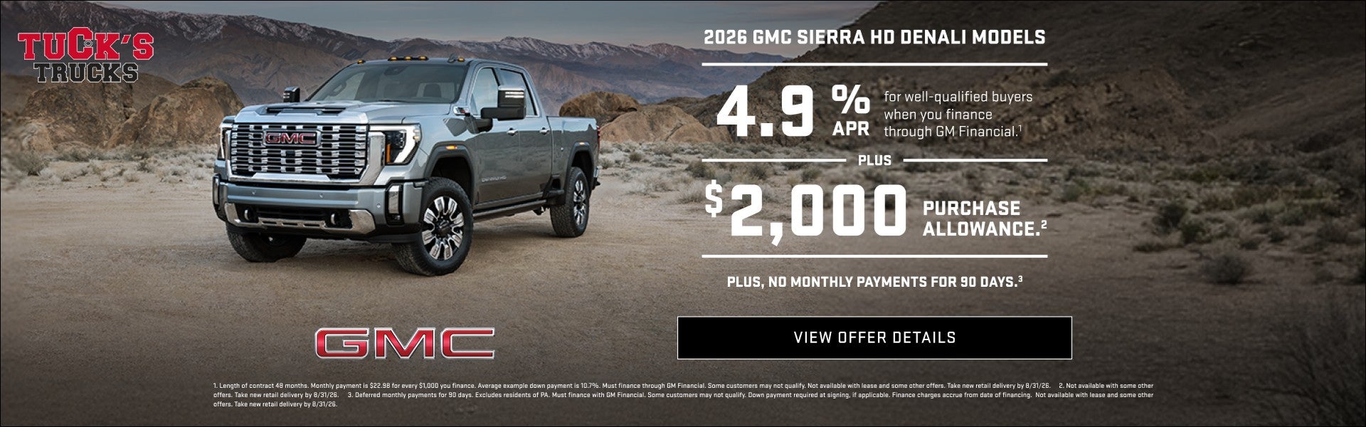 4.9% APR for well-qualified buyers when you finance through 