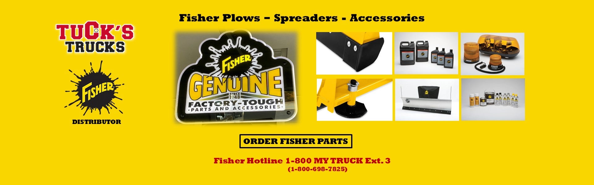 Order your Fisher parts at Tuck's Trucks
